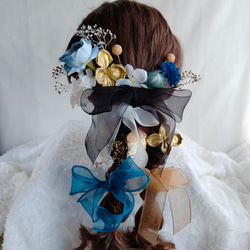mica　七五三　ヘッドドレス　着物リメイク　髪飾り ヘアアクセ　リボン mica 七五三 ヘッドドレス 着物リメイク 髪飾り ヘアアクセ