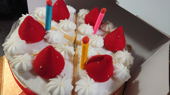 別注品】ﾎｰﾙｹｰｷ（生ｸﾘｰﾑ&ｲﾁｺﾞ）8号 おもちゃ・人形 Saeko 通販 6075033