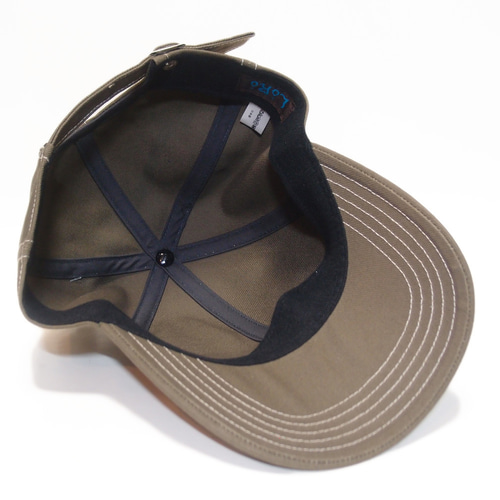 【READYMADE】 要在庫確認 CAP カーキ フィットキャップ・ステッチ/フリーサイズ カーキ 帽子初心者
