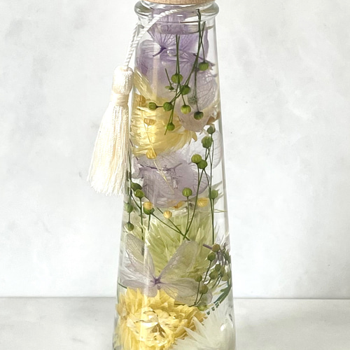 ハ―バリウム お供え 仏花 ＊白&グリーン ＊≪贈答ラッピング無料≫ アートフォーシーズン 新盆 初盆 仏花 プリザーブドフラワー