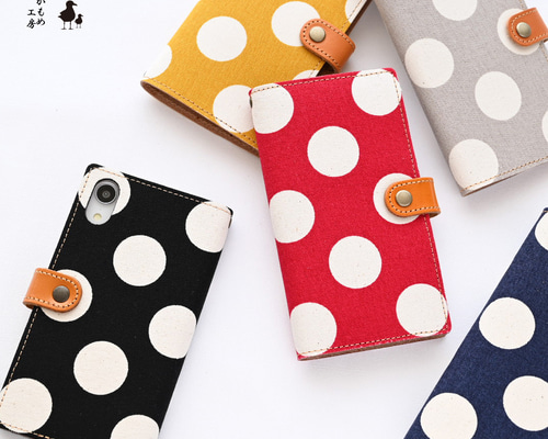 送関込【Harper & Blake】UK発!手帳型スマホケース Horse/馬水玉 送関込【Harper & Blake】UK発!手帳型スマホケース Horse/馬水玉