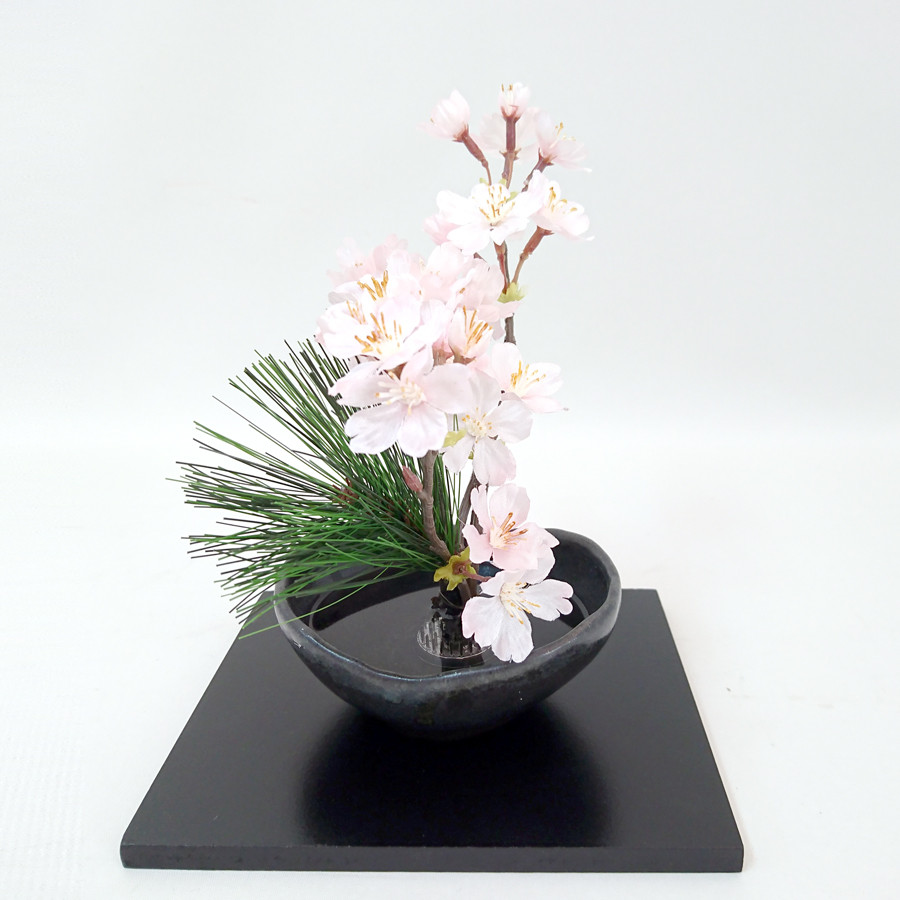 【花雅シリーズ】和風　アレンジ　造花　 桜 さくら　アーティフィシャルフラワー　季節の花　和モダン