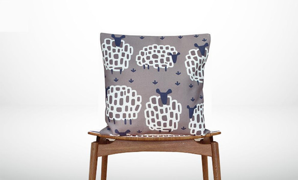 森林靠墊原味羊背灰-絲柏香味- 第1張的照片