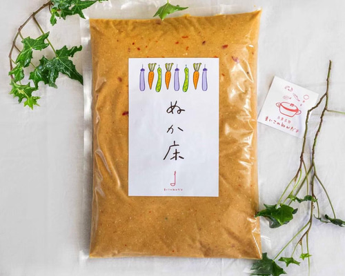 ぬか床 セット 送料無料 簡単にぬか漬けが作れる （ぬか床使用時