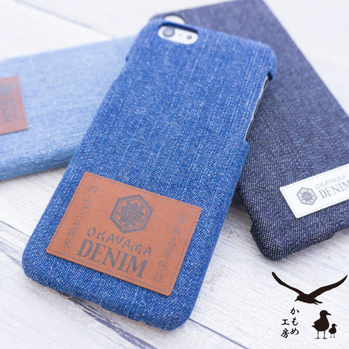 エミスケ様 スマホカバー デニム&ダンガリー ビンテージ風 スヌーピー