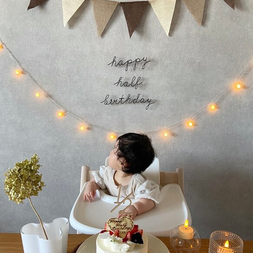 特集掲載】ハーフバースデー happy half birthday (虫ピン付属