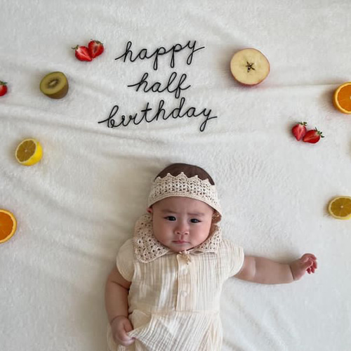 特集掲載】ハーフバースデー happy half birthday (虫ピン付属