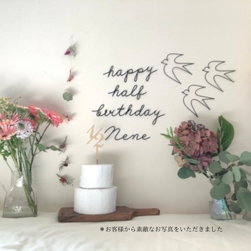 特集掲載】ハーフバースデー happy half birthday (虫ピン付属