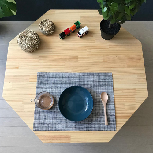 【送料無料】 ローテーブル 8角 90cm パイン ナチュラル 折りたたみ脚 送料無料】 ローテーブル 8角 90cm パイン ブラウン 折りたたみ