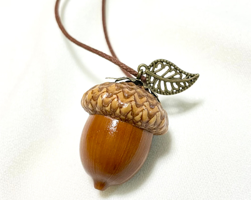 森のどんぐりネックレス ネックレス・ペンダント totori 通販 6104095