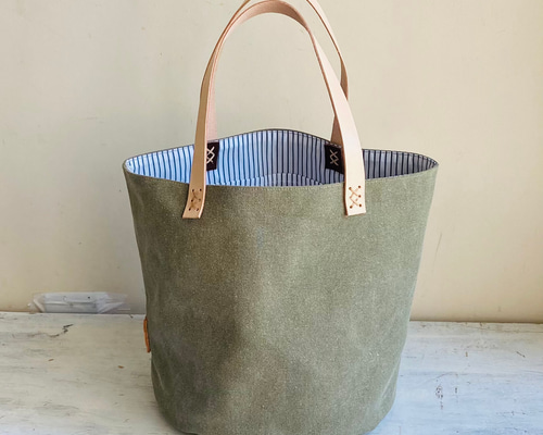 め*づ様 y3 トートバック　希少色　カーキ aba996574131187476beab498185fe