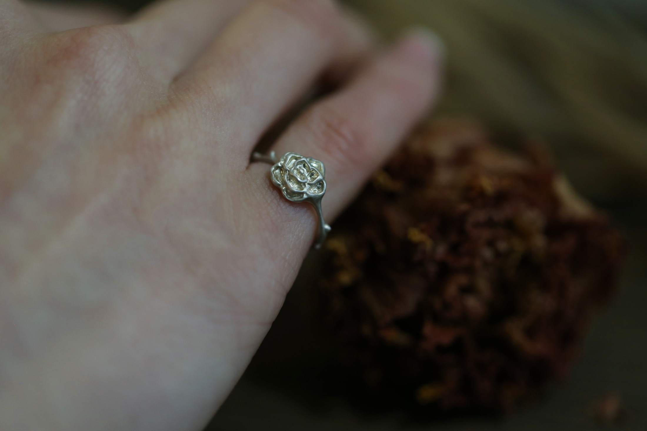 ローズピンキーリング