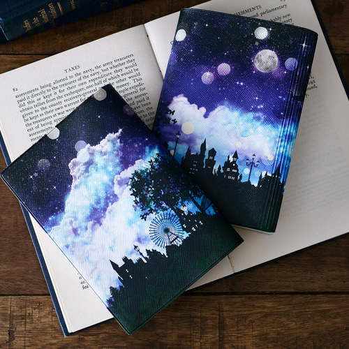 Fantasy Night ブックカバー・手帳カバー(A6)ほぼ日手帳カバー Fantasy Night ブックカバー・手帳カバー(A6)ほぼ日手帳カバー