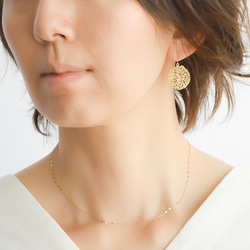 【送料無料】Mesh plate pierces(silver) 7枚目の画像