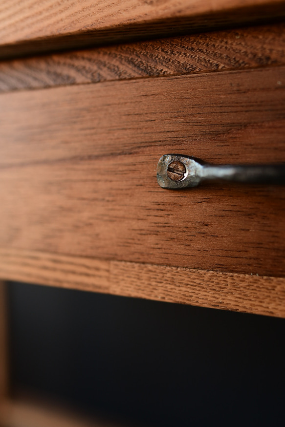 現代人のための文机　足るを知る家具　机　テーブル　デスク　書斎　学習机　文机 面材はラワン材 奥行 #板