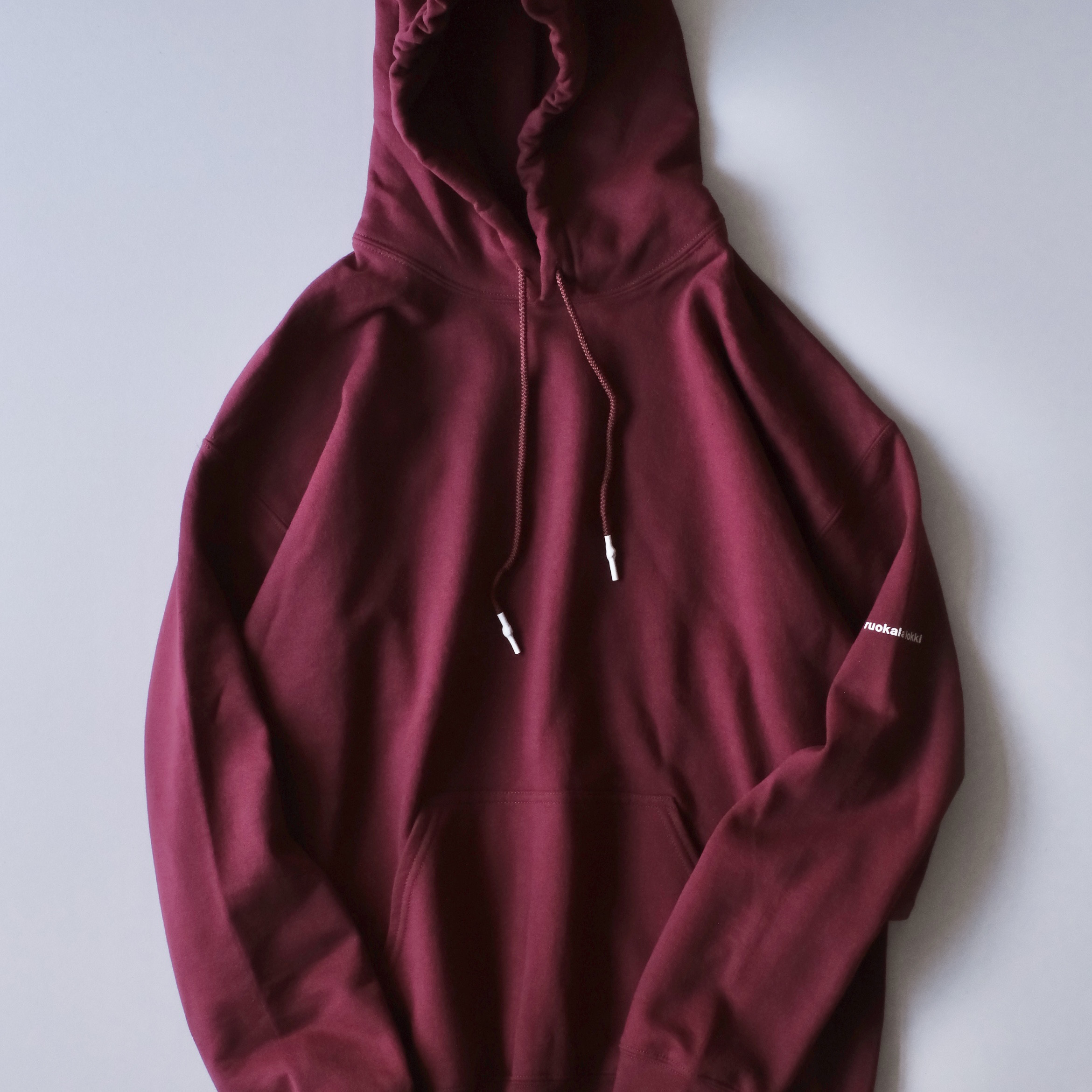 フードスウェット / オーバーシルエット / ruokalalokki / ボルドー