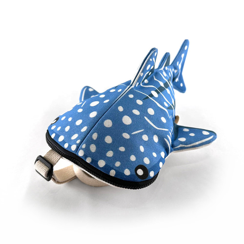 水玉模様 サメ型ショルダーバッグ