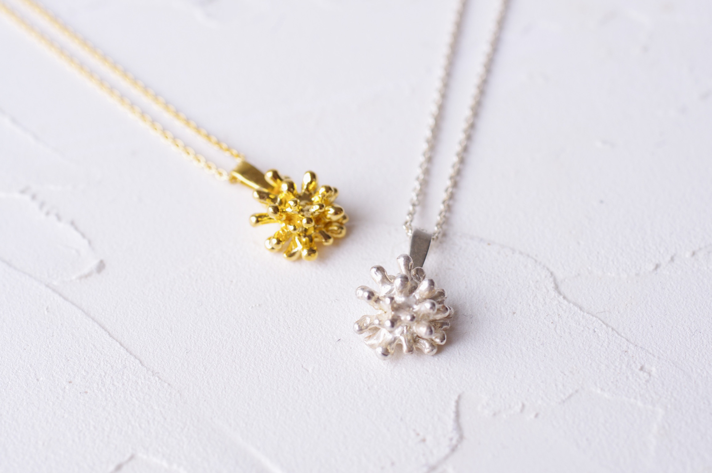 ニョロロネックレス シルバー925〔粘菌シリーズ〕