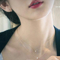 いい子真珠ネックレス　K18 高級アコヤ真珠　ベビーパール　 4枚目の画像