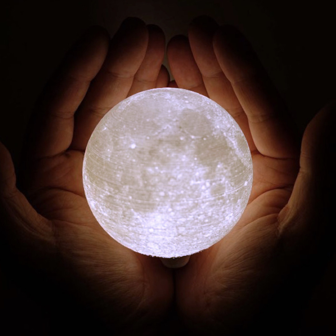 【1番人気!】3D Moon Light (3 colors)|月ライト(小) - 愛と幸運の星 -【コードレス対応 】 【1番人気!】3D Moon Light (3 colors)|月ライト(小) - 愛と幸運の星 -【コードレス対応 】