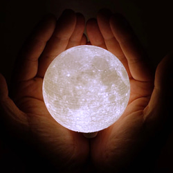 1番人気!】3D Moon Light (3 colors)｜月ライト(小) - 愛と幸運