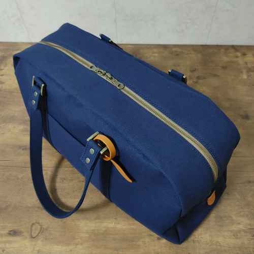 帆布ボストンバッグ BS-1 ダークネイビー ボストンバッグ BraveryField