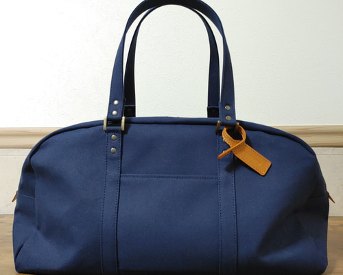   ボストンバッグ ネイビー　タグ付き新品　＃052 c34c5bcb7c8c7c9b3387e81f1da3e9