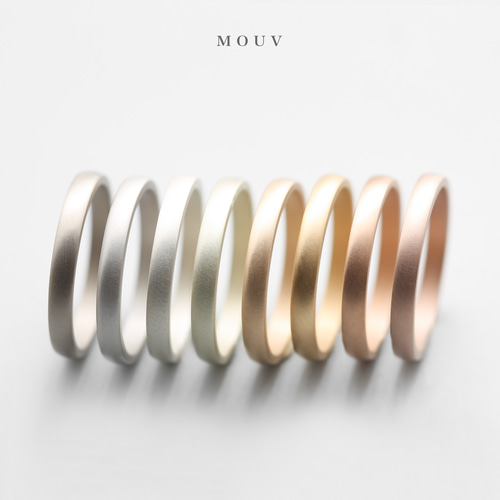 コンビつや消し鎚目006 [結婚指輪][ペアリング][単品購入可] 《送料