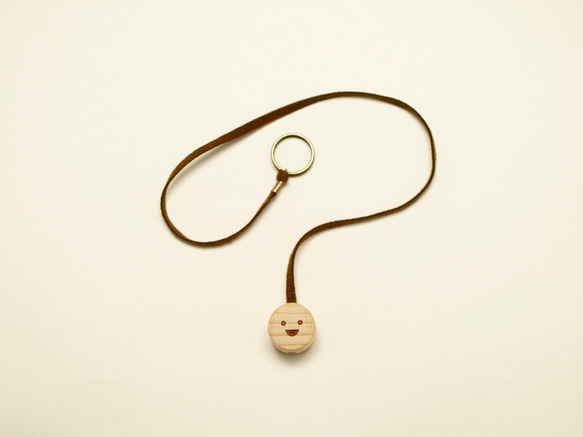 ブックマーク・スマイル　A5サイズ用　ブラウン 1枚目の画像