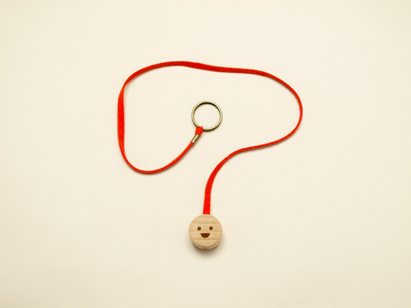 ブックマーク・スマイル　A5サイズ用　レッド 1枚目の画像