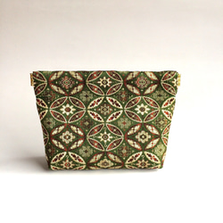 エッセンス&レメディー用安心ポーチ Sサイズ  西陣織 正絹  男女兼用 電磁波シールドポーチ 1枚目の画像