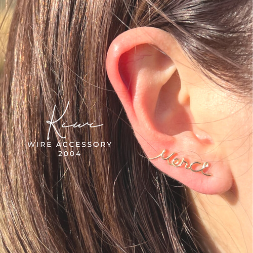 ピアス　オーダー専用ページ オーダーピアス ⚓︎ 名前入りピアス ネームピアス 名入れ 文字