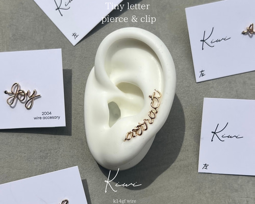 ピアス　オーダー専用ページ オーダーピアス ⚓︎ 名前入りピアス ネームピアス 名入れ 文字