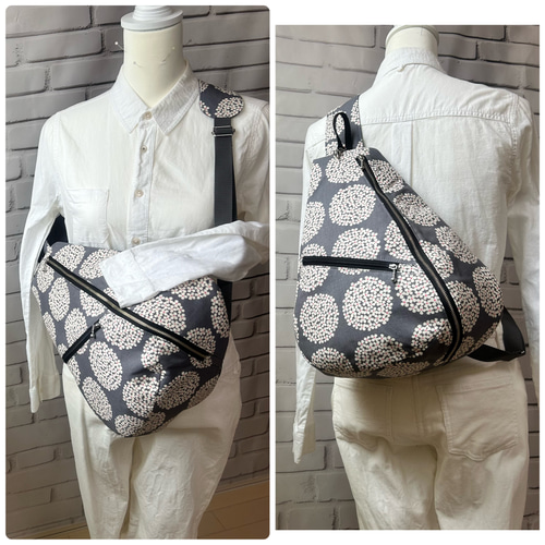 【美品】長崎SHANK ショルダーバッグ ボディバッグ 左ききさん しずく型 ワンショルダーバッグ ボディーバック