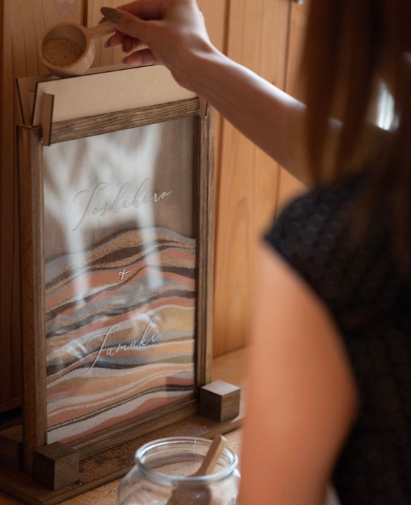 7日以内発送❗️サンドセレモニー　セット 結婚証明書 ウェディング　ウェルカムスペース 年月日 変更不可