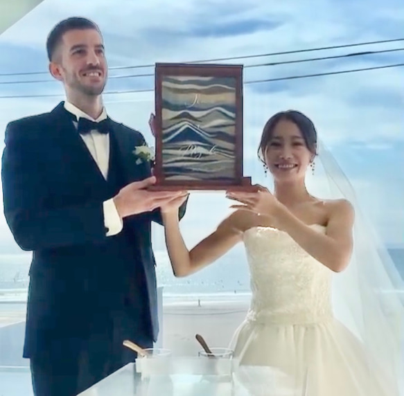 7日以内発送❗️サンドセレモニー　セット 結婚証明書 ウェディング　ウェルカムスペース 年月日 変更不可