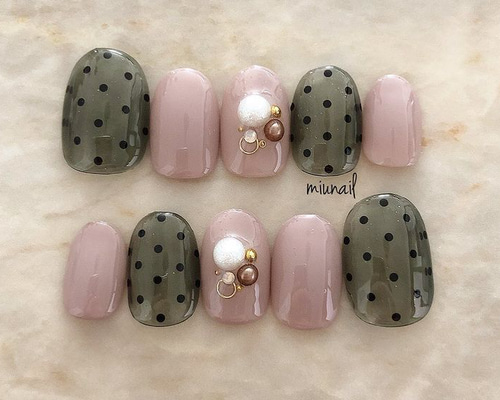 モカ ネイルチップ 上品モカネイル♡ ネイルチップ（つけ爪） jun❤︎nail 通販
