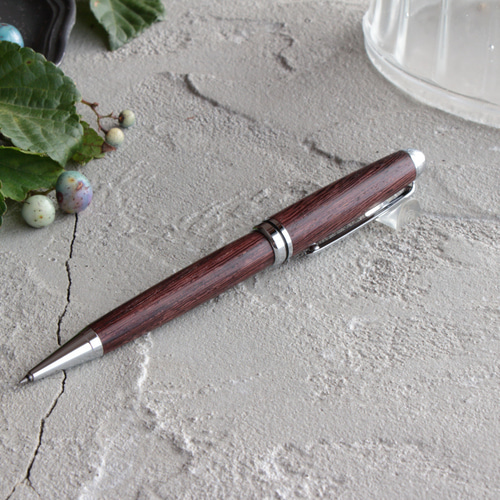 唐木三大銘木 鉄刀木 タガヤサン・Horizon」銘木ボールペン Viriditas