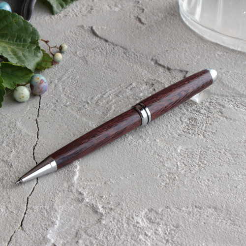 唐木三大銘木 鉄刀木 タガヤサン・Horizon」銘木ボールペン Viriditas