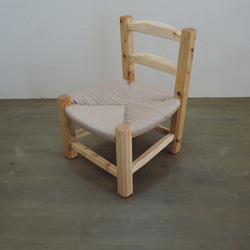 ゴッホの椅子スタイル・子供椅子　ペパーコード編み　 1枚目の画像