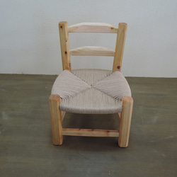 ゴッホの椅子スタイル・子供椅子　ペパーコード編み　 2枚目の画像