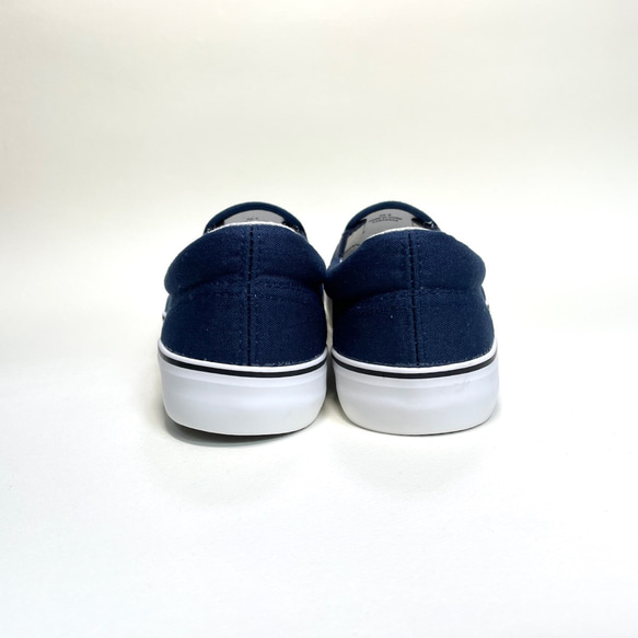 海軍藍 x 銀色腳趾懶人鞋（防水版）男女皆宜 22.0cm~29.0cm 第5張的照片