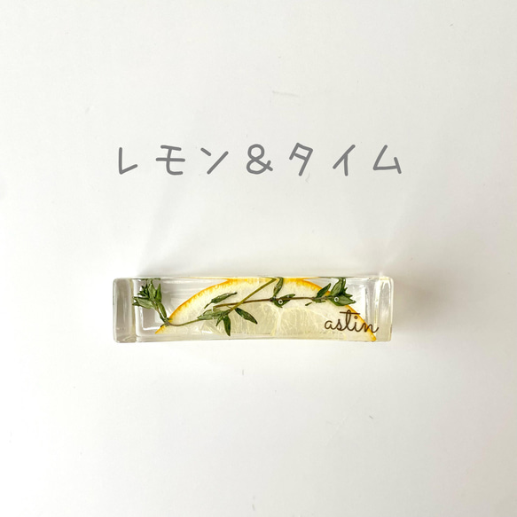 【長方形】押し野菜・押しフルーツの箸置き（ギフトに最適） 4枚目の画像