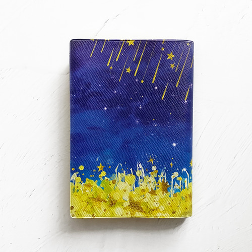 星降る夜 ブックカバー・手帳カバー（A6）ほぼ日手帳カバー 文庫本