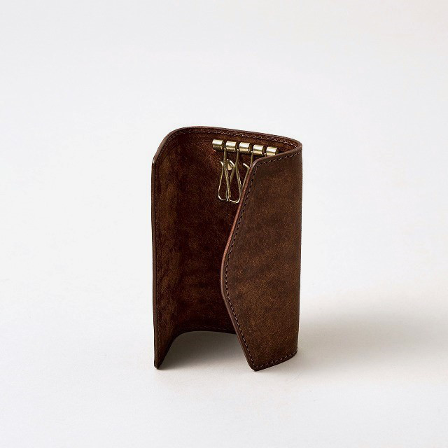 【イタリアンレザー】Key Case / D BROWN *レザーキーケース*プエブロ