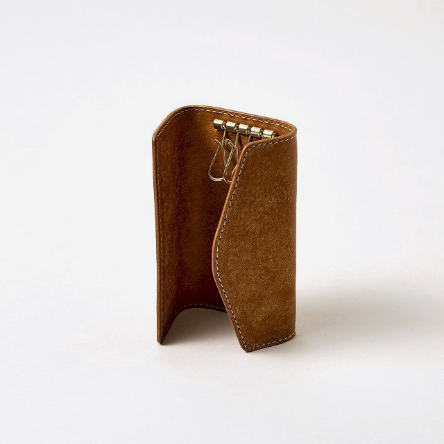 【イタリアンレザー】Key Case / CAMEL *レザーキーケース*プエブロ