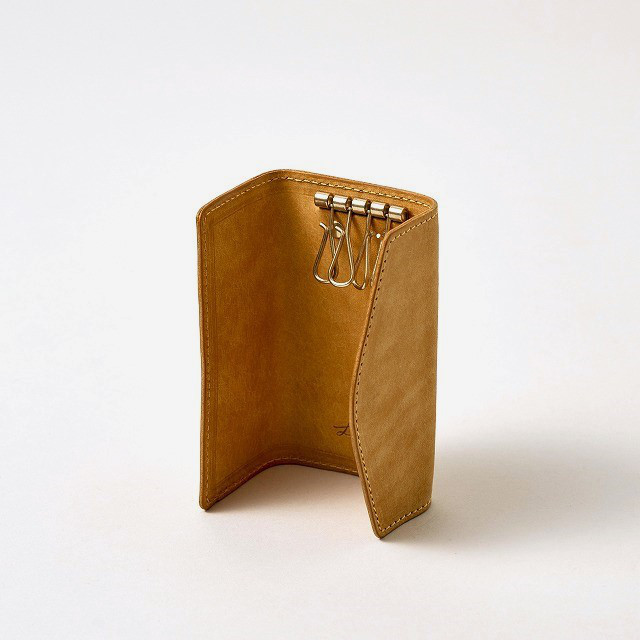 【イタリアンレザー】Key Case / YELLOW *レザーキーケース*プエブロ