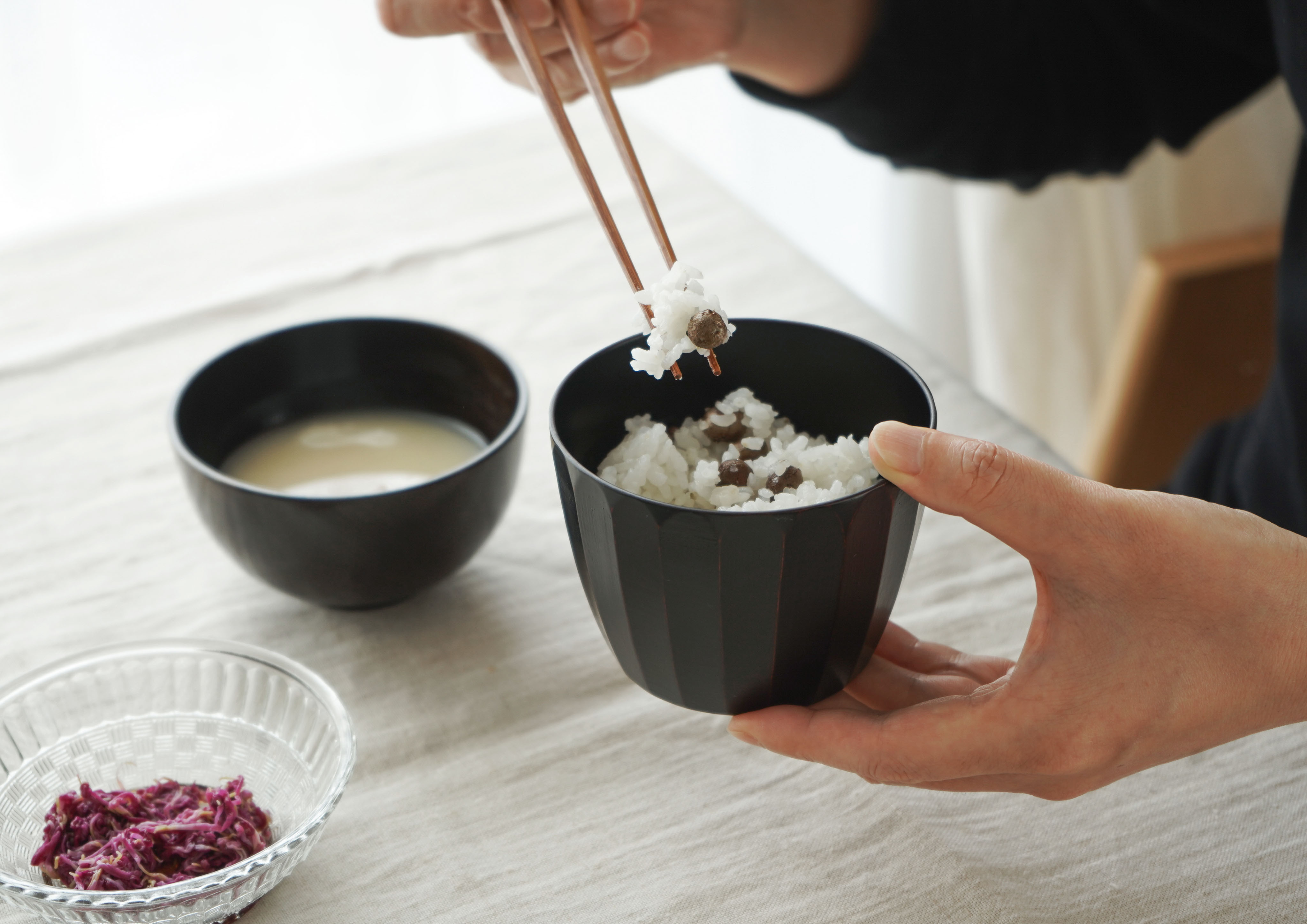 【再入荷】漆塗りのハツリボウル（ミズメザクラ）