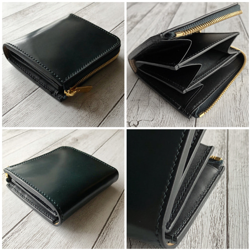 【N☆】 ミニ財布 （ ブラック ）【 受注生産】 bag-saifu-perenne_60539