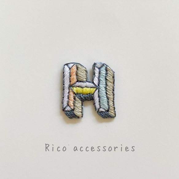 タータンチェックのアルファベットアイロンワッペン カット】タータンチェックのアルファベット数字のワッペン【4.5cm